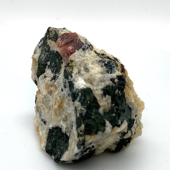 Red Zircon Crystal on Matrix 47.83g - Picture 10 of 10